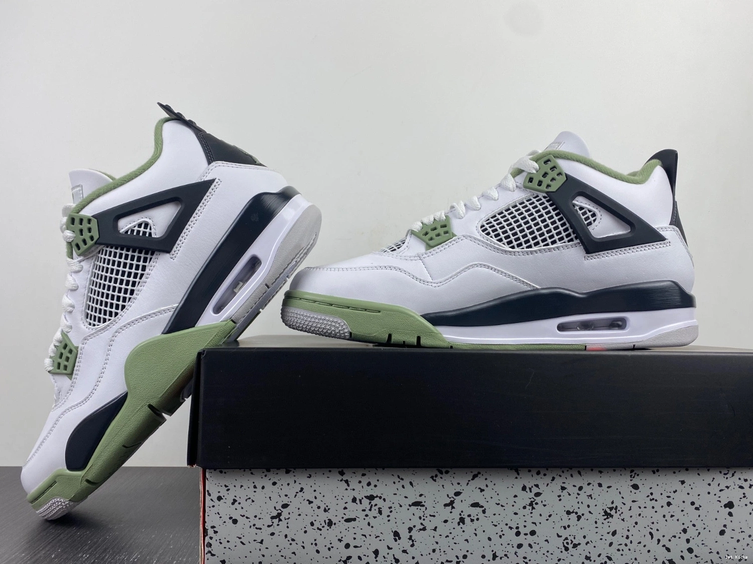 WMNS 4 Seafoam AQ9129-103 Jordan Oil Air Green 1223